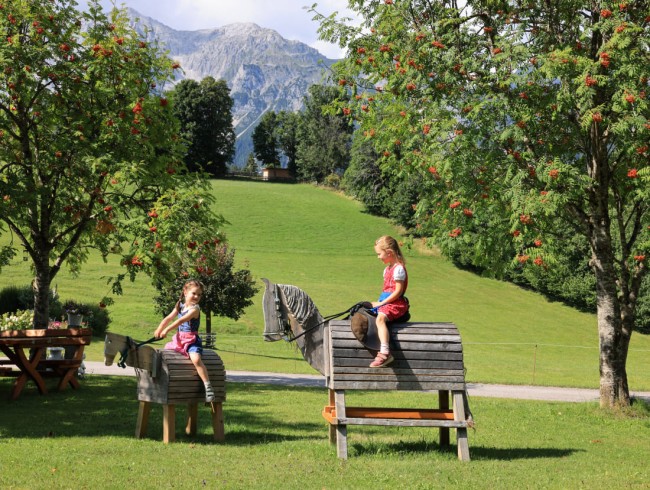 Viel Platz zum Spielen und Toben im Urlaub am Bauernhof