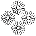 4 Blumen